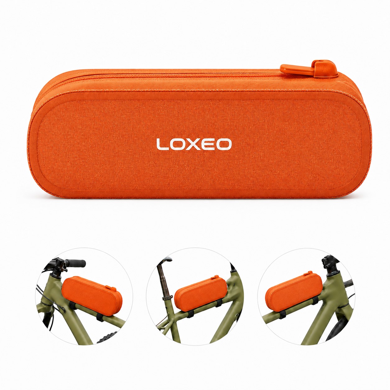 Rectangular Fabric Bike Frame Bag