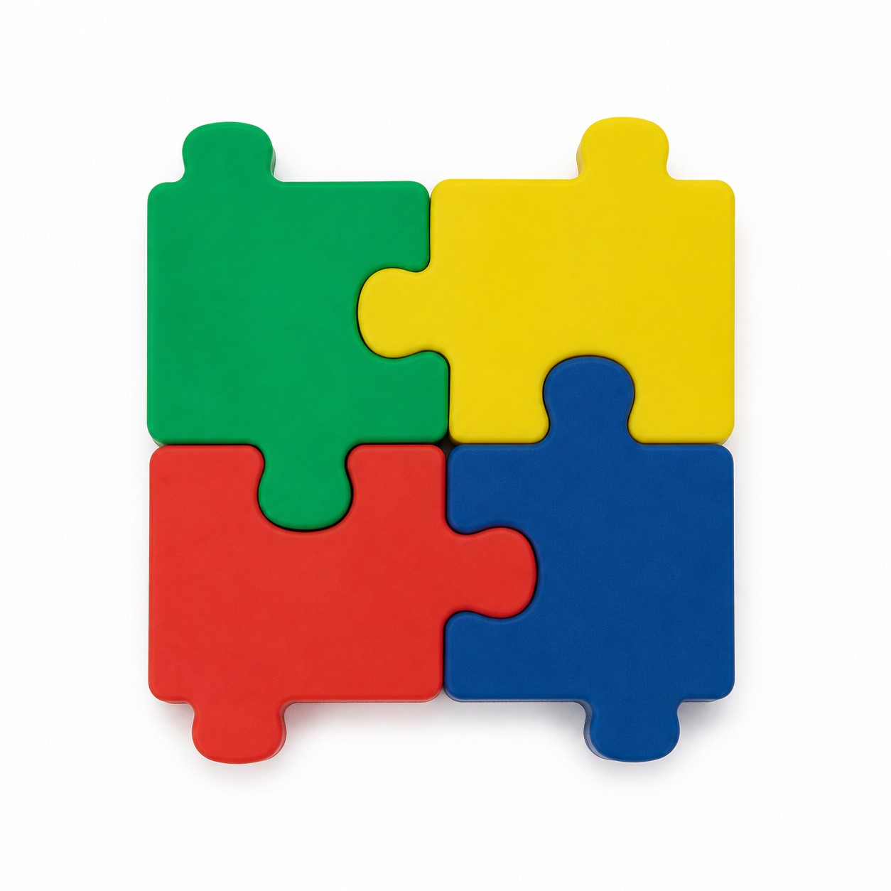 Interlocking Puzzle PU Foam Stress Toy — view 2