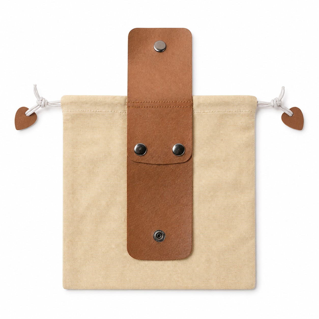 Polyester Harvest Pouch With Drawstring Closure — view 2