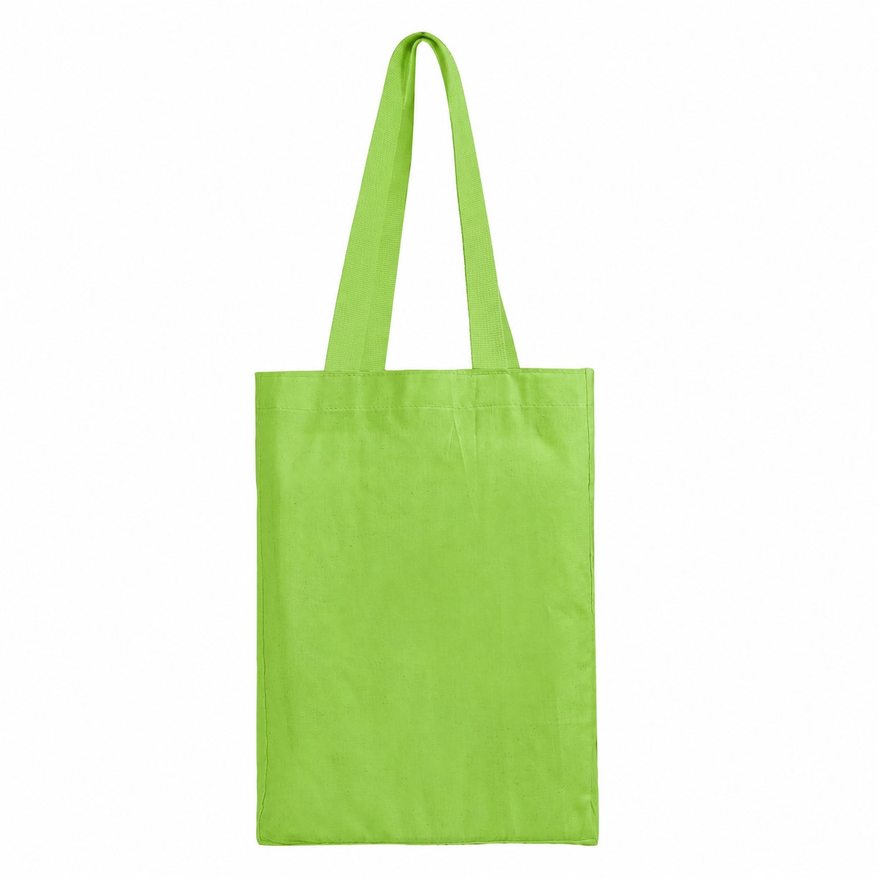 Cotton Tote Bag — Lime Green