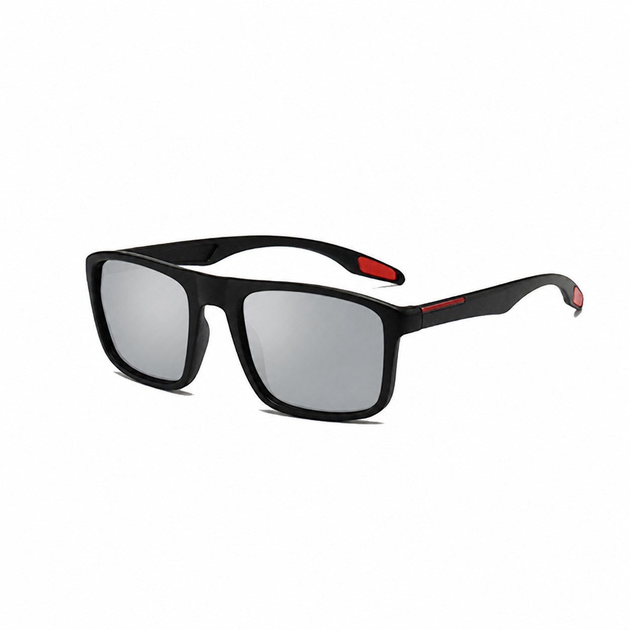 UV400 Plastic Sport Sunglasses — Gray