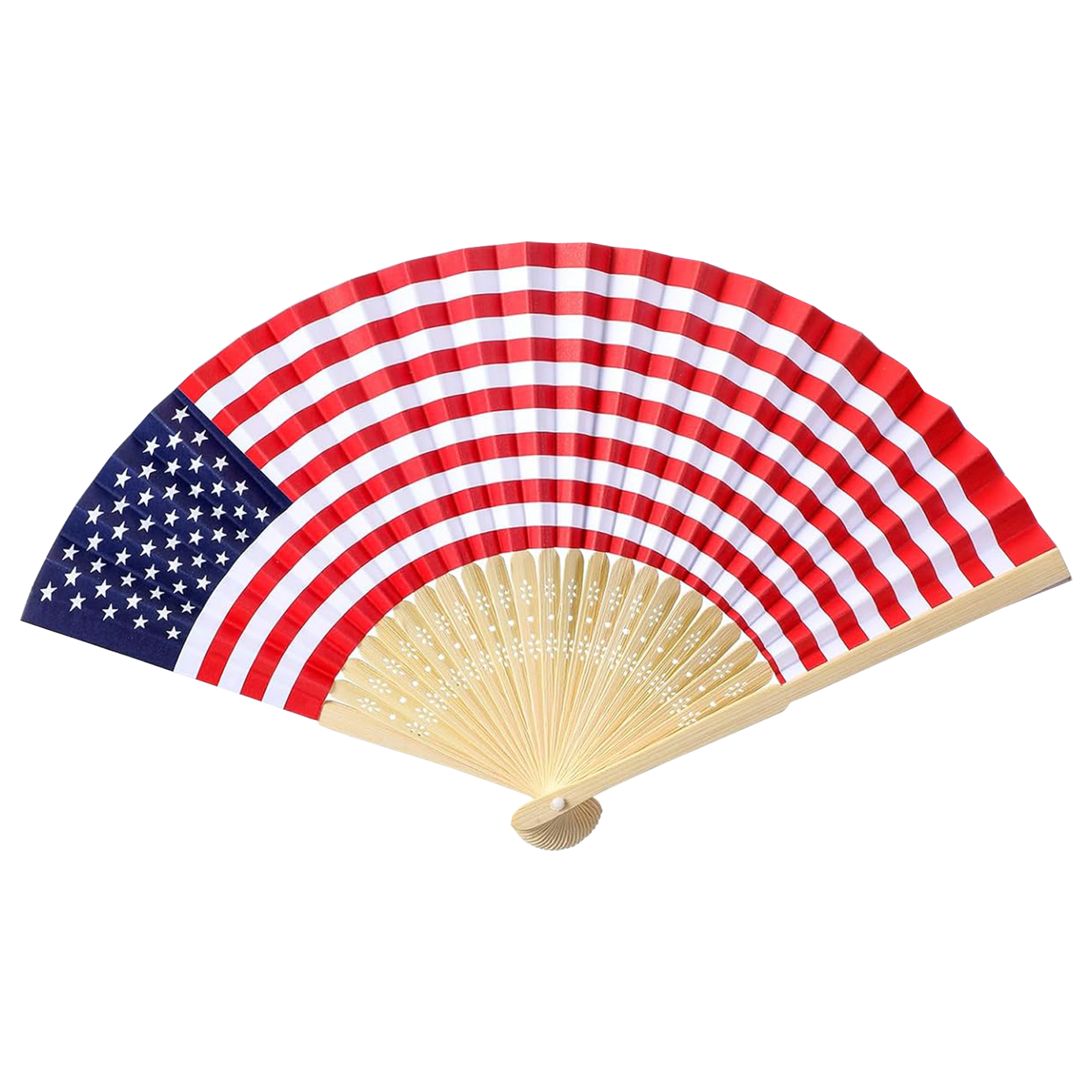 American Flag Folding Fan — view 2