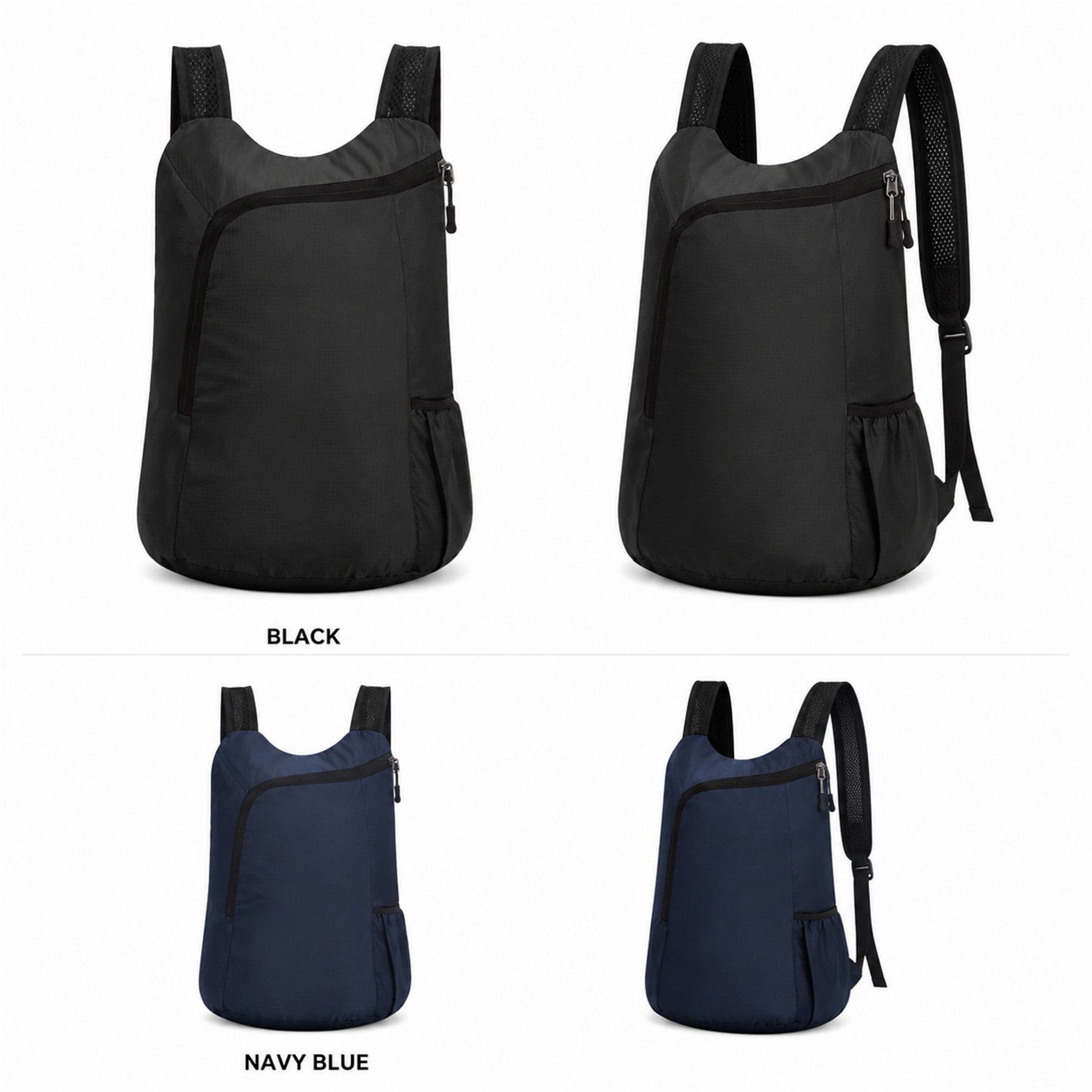 Mesh Pocket Polyester Backpack