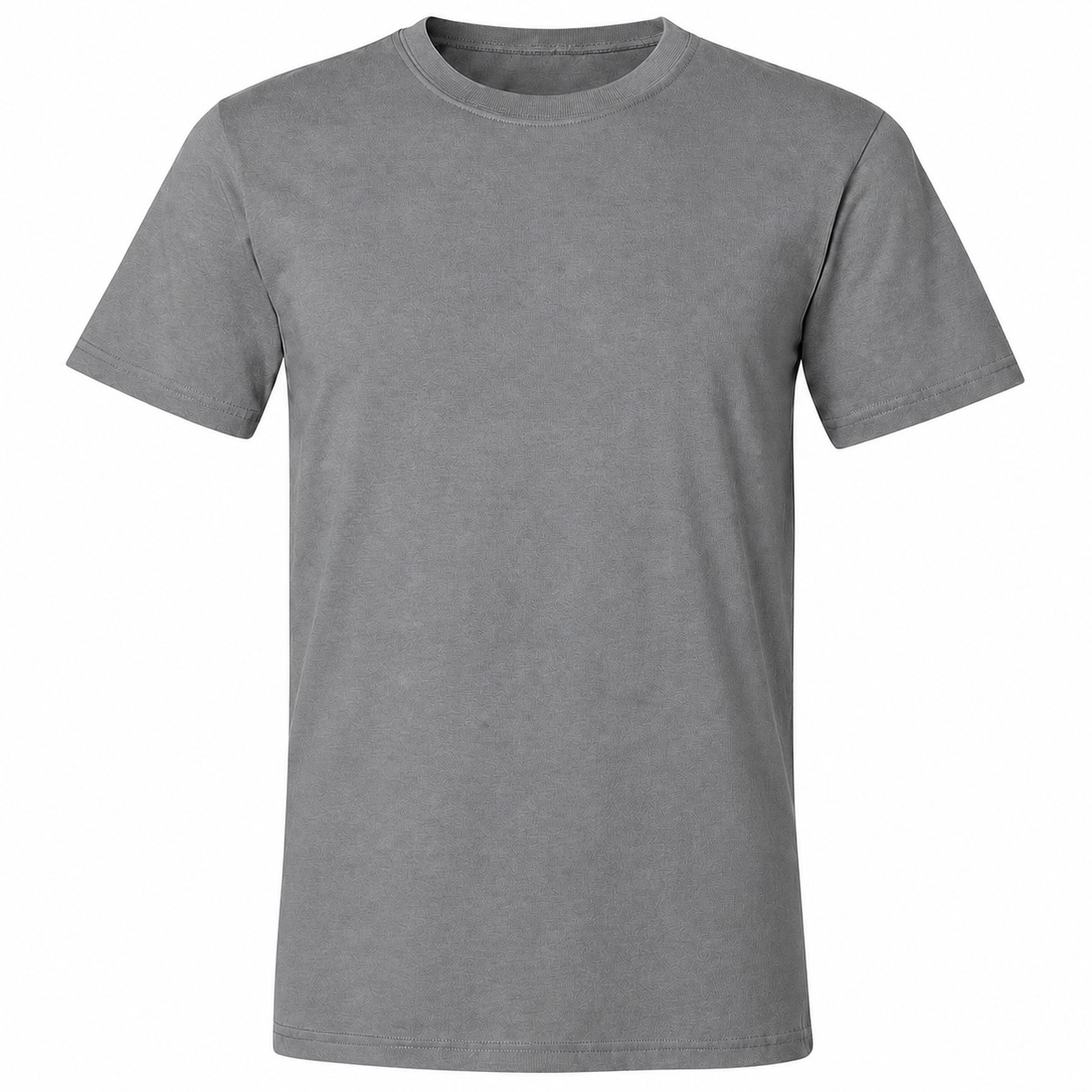 Ringspun Cotton Crewneck T-Shirt — Gray