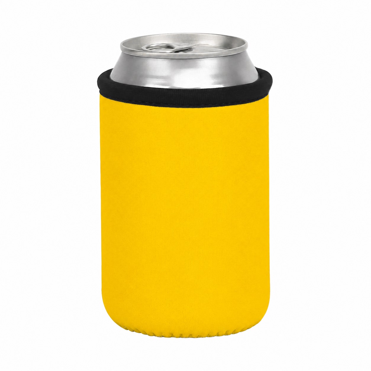 Neoprene Can Cooler Sleeve — Yellow