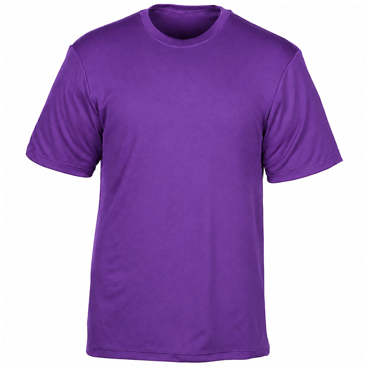 Moisture Wicking Polyester T Shirt — Purple