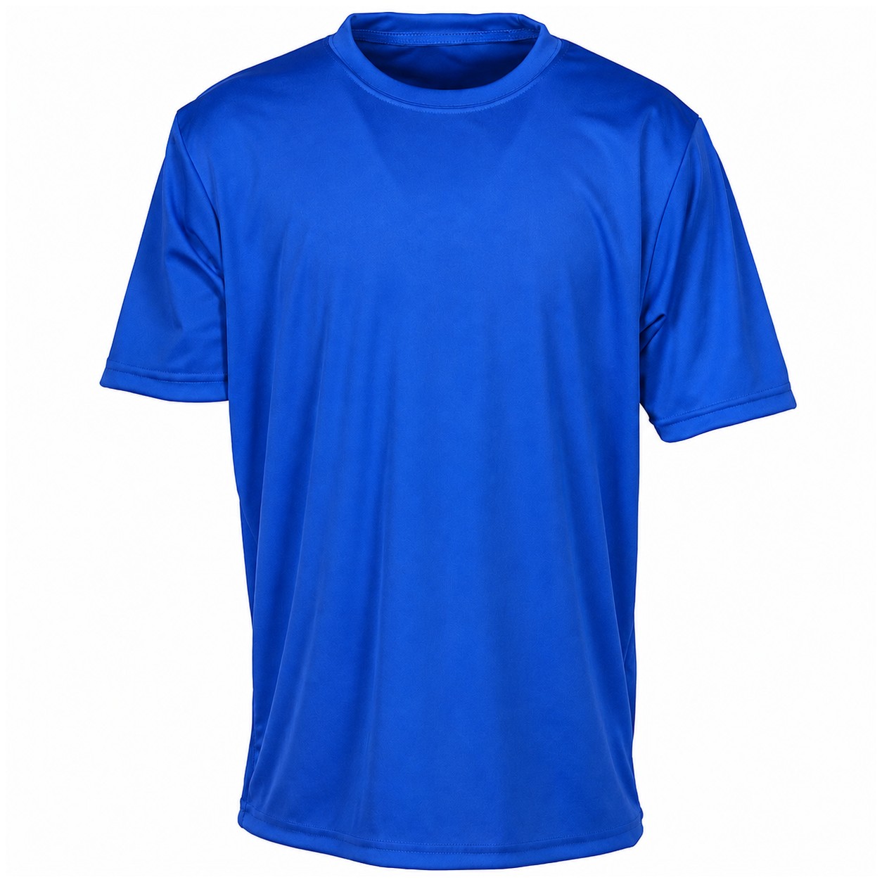 Youth Recycled Polyester Cooling Tee — Blue