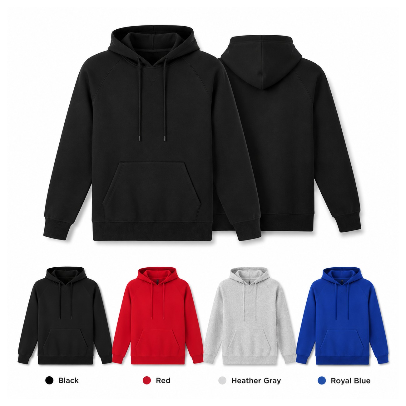 Cotton Smooth Surface Hoodie