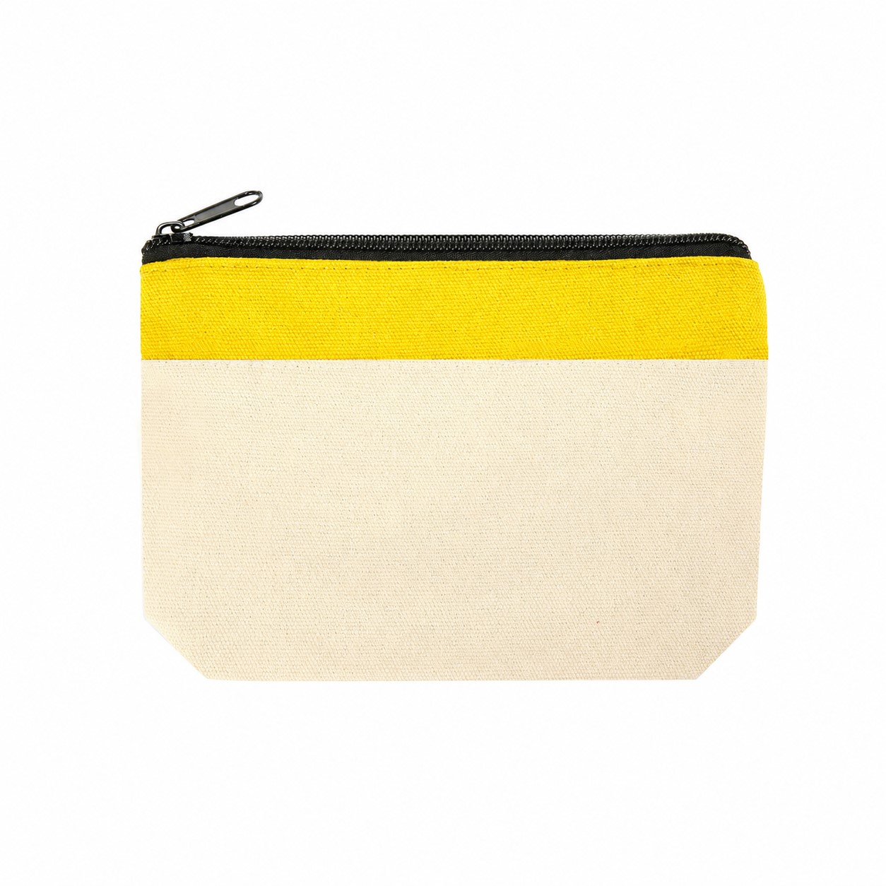Zippered Storage Travel Pouch — Yellow