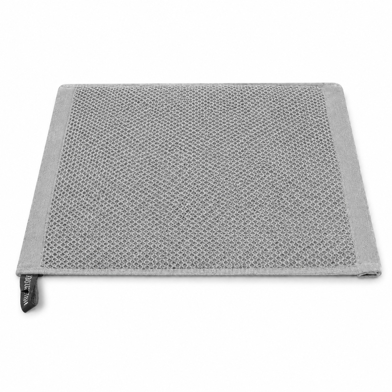 Square Cotton Kitchen Dish Towel — Light Gray