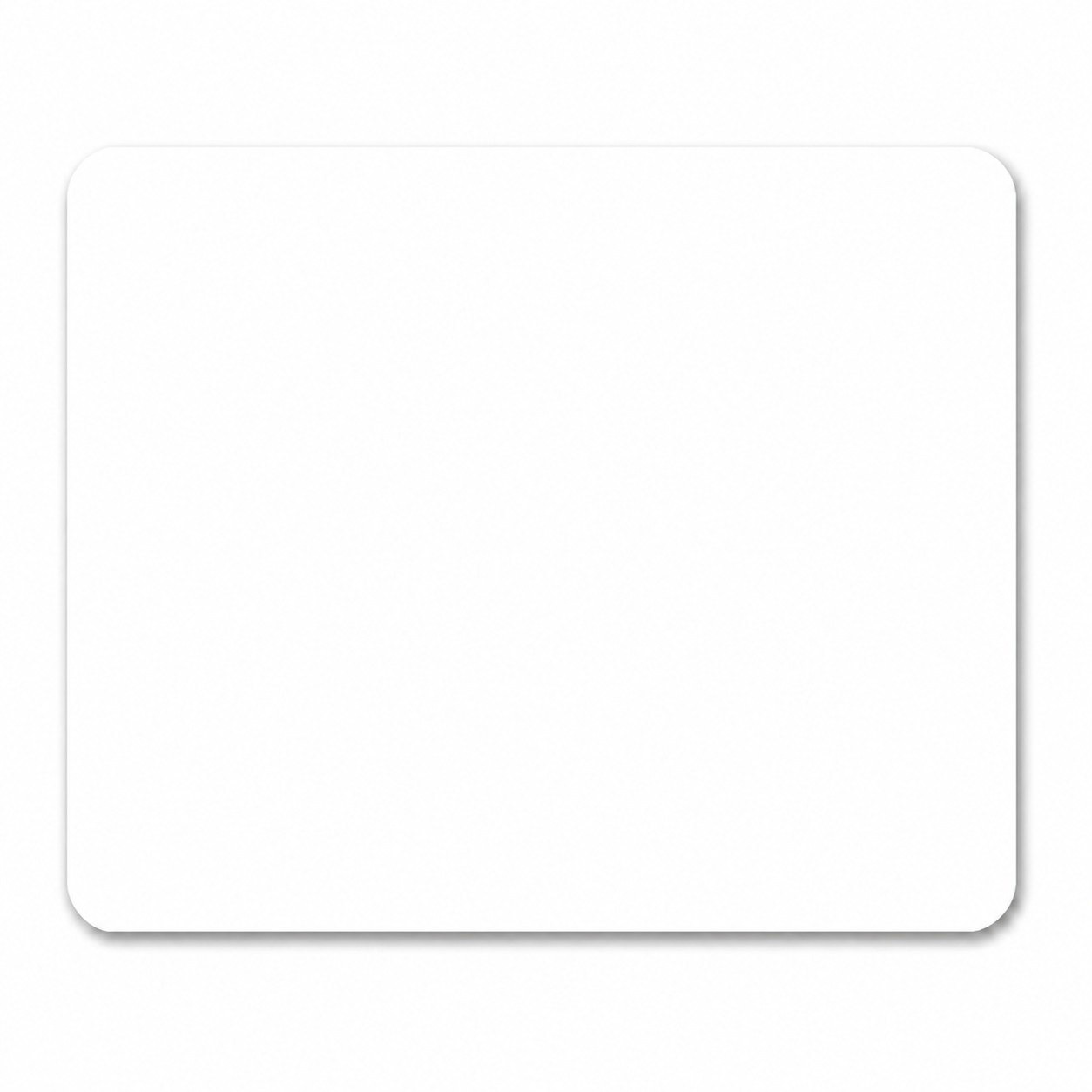 Soft Fabric Surface Mouse Pad — White