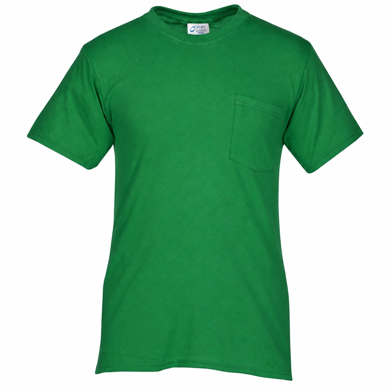 Pocket Cotton Polyester Tee — Green