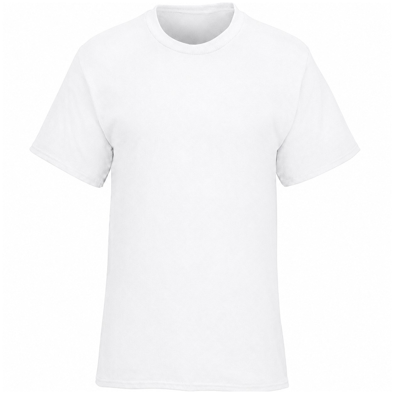 Recycled Cotton-Polyester Blend T-Shirt — White