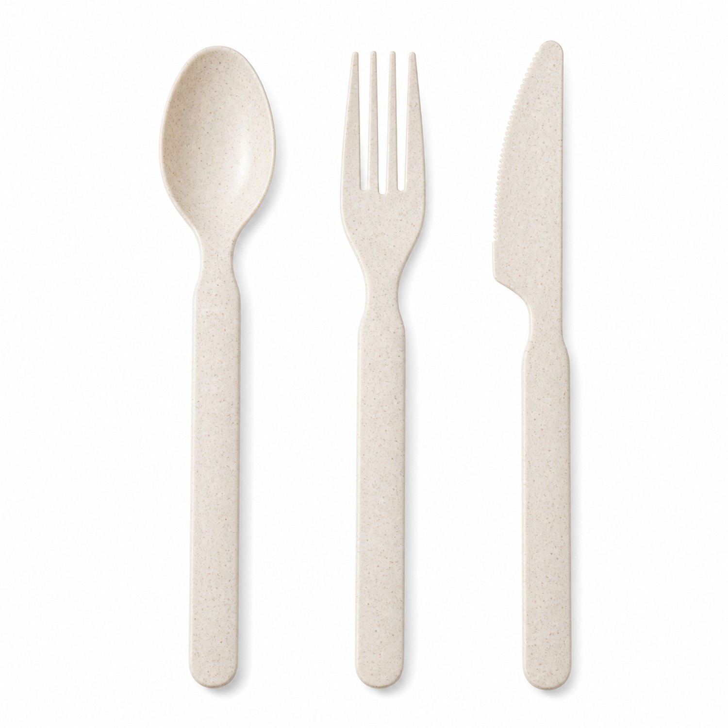 Wrapped Plastic Disposable Cutlery Set — view 2