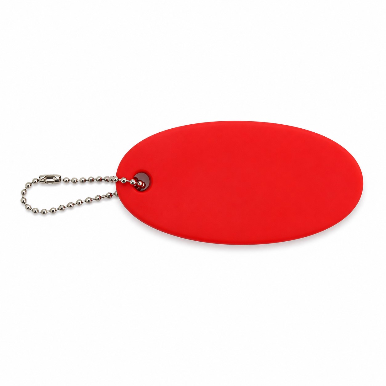 Oval PU Foam Floating Keychain — view 2