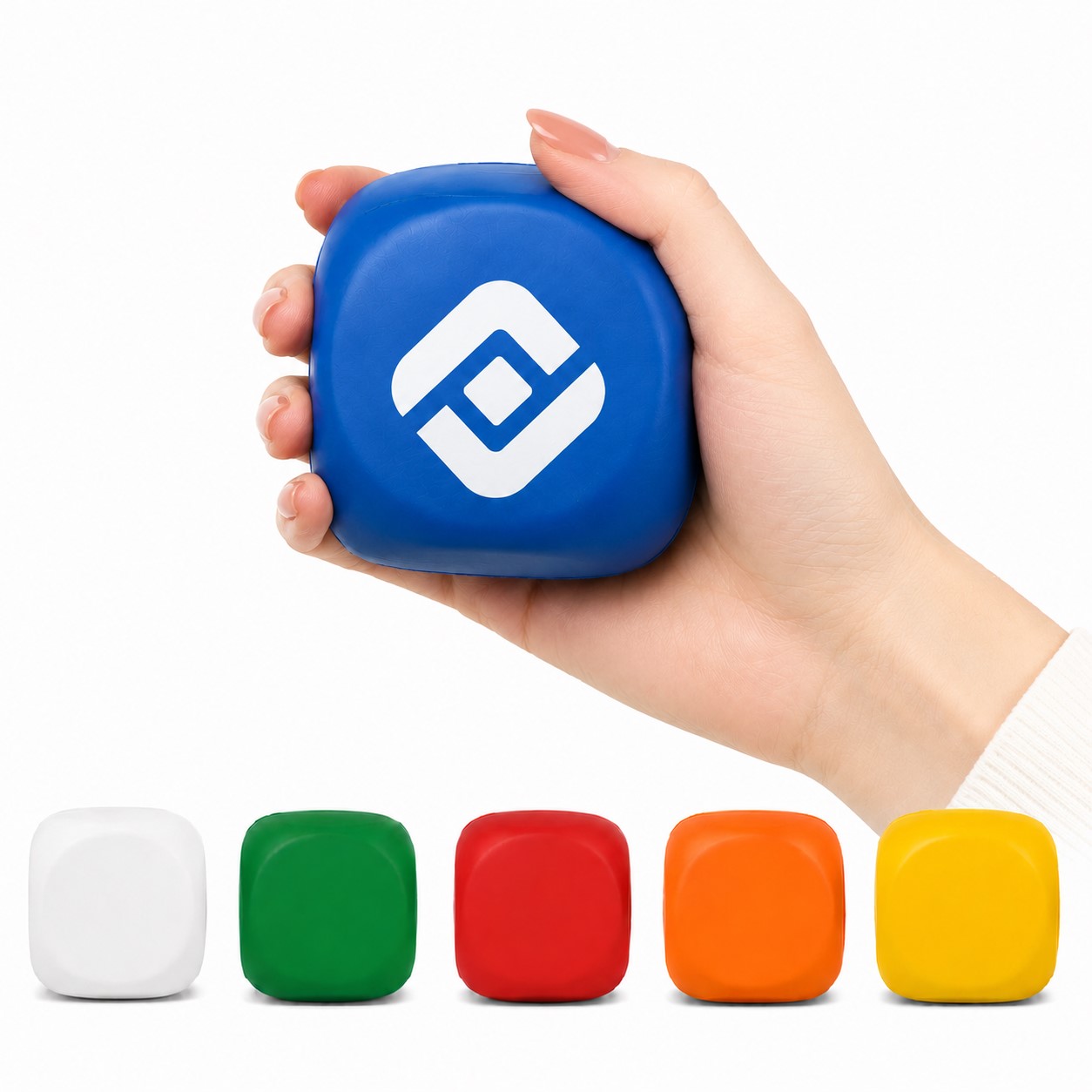 Two Inch PU Foam Stress Relief Cube