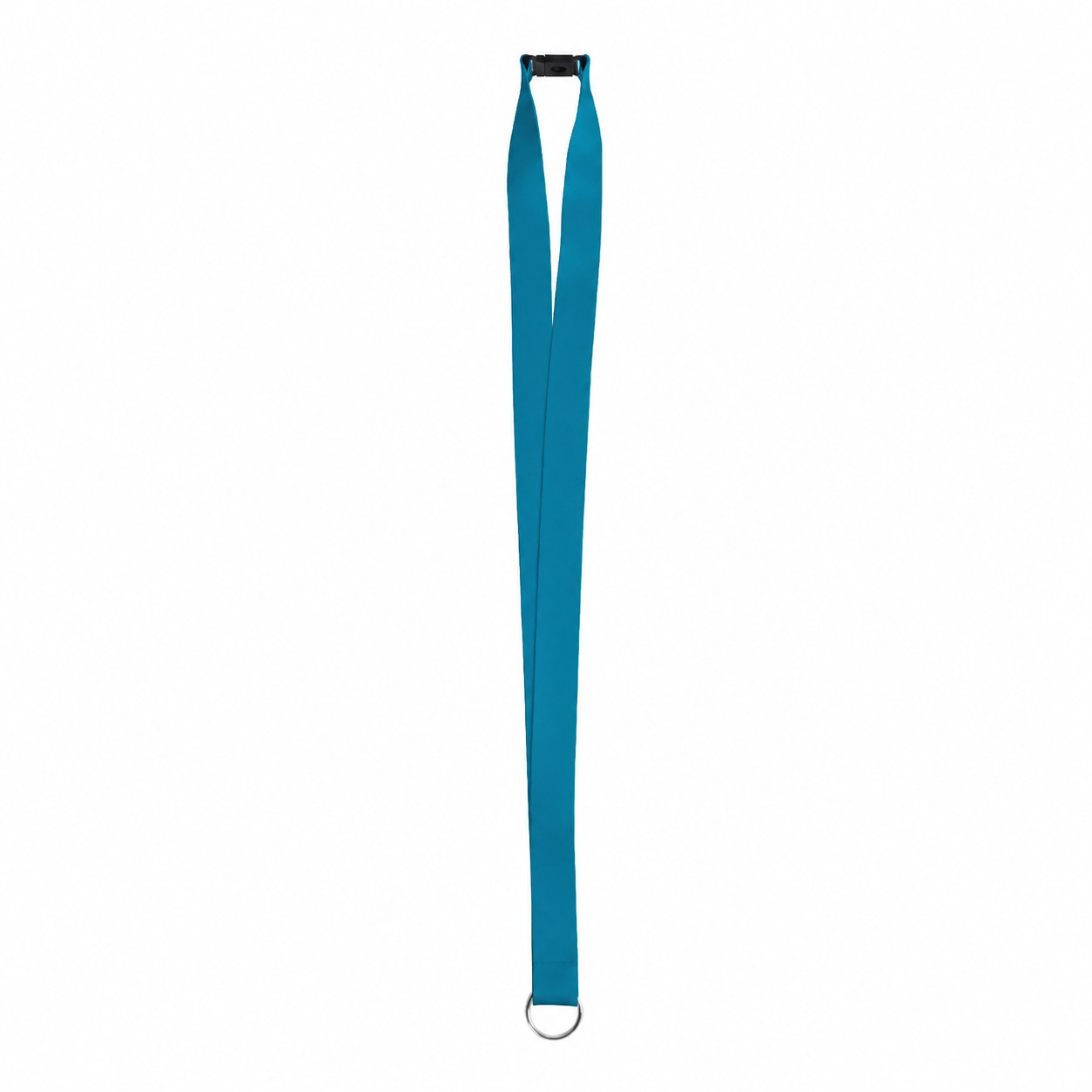Breakaway Ring End Lanyard — Teal Blue
