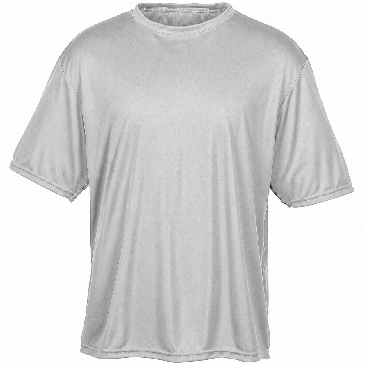 Men's Cooling Recycled Polyester Tee — Silver