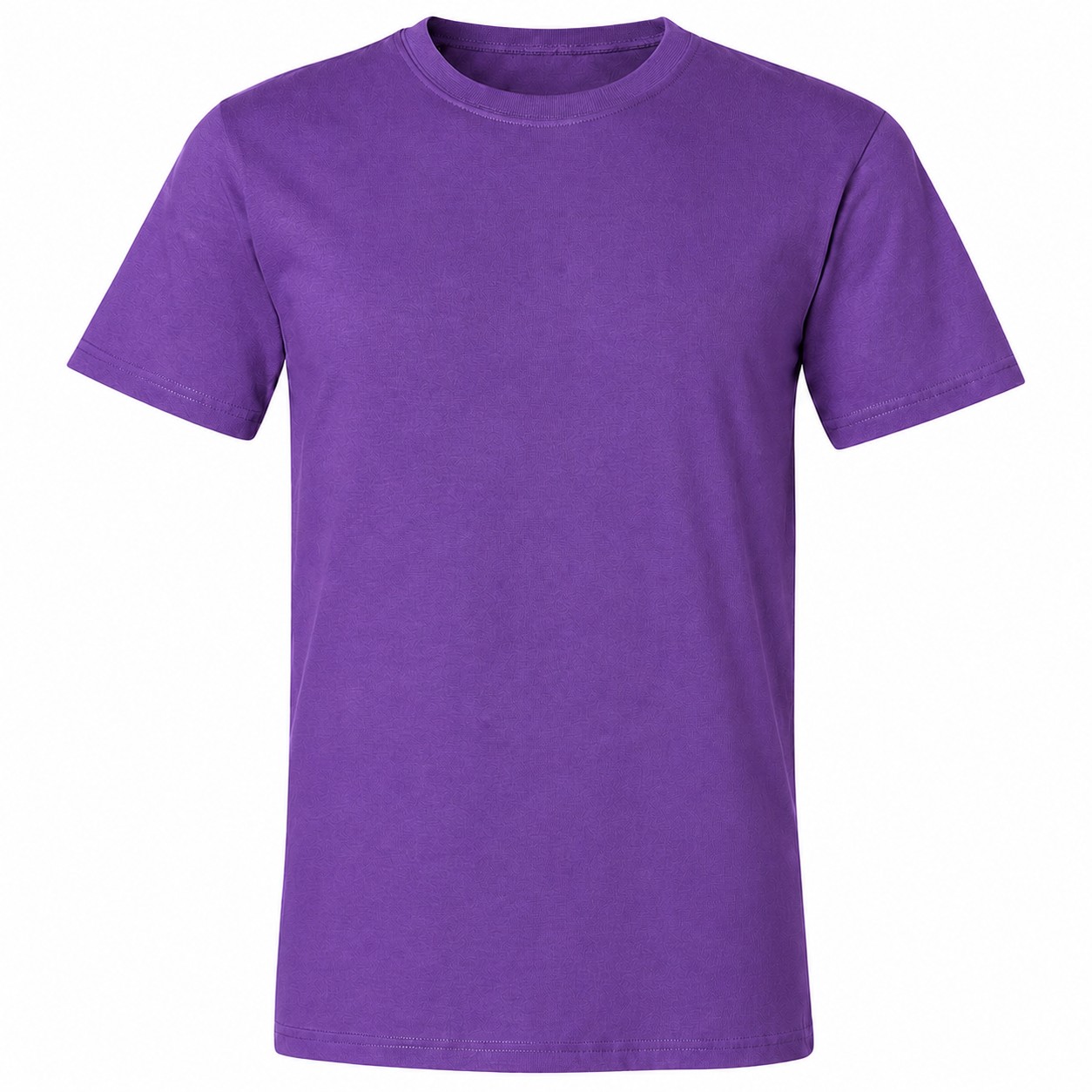 Ringspun Cotton Crewneck T-Shirt — Purple
