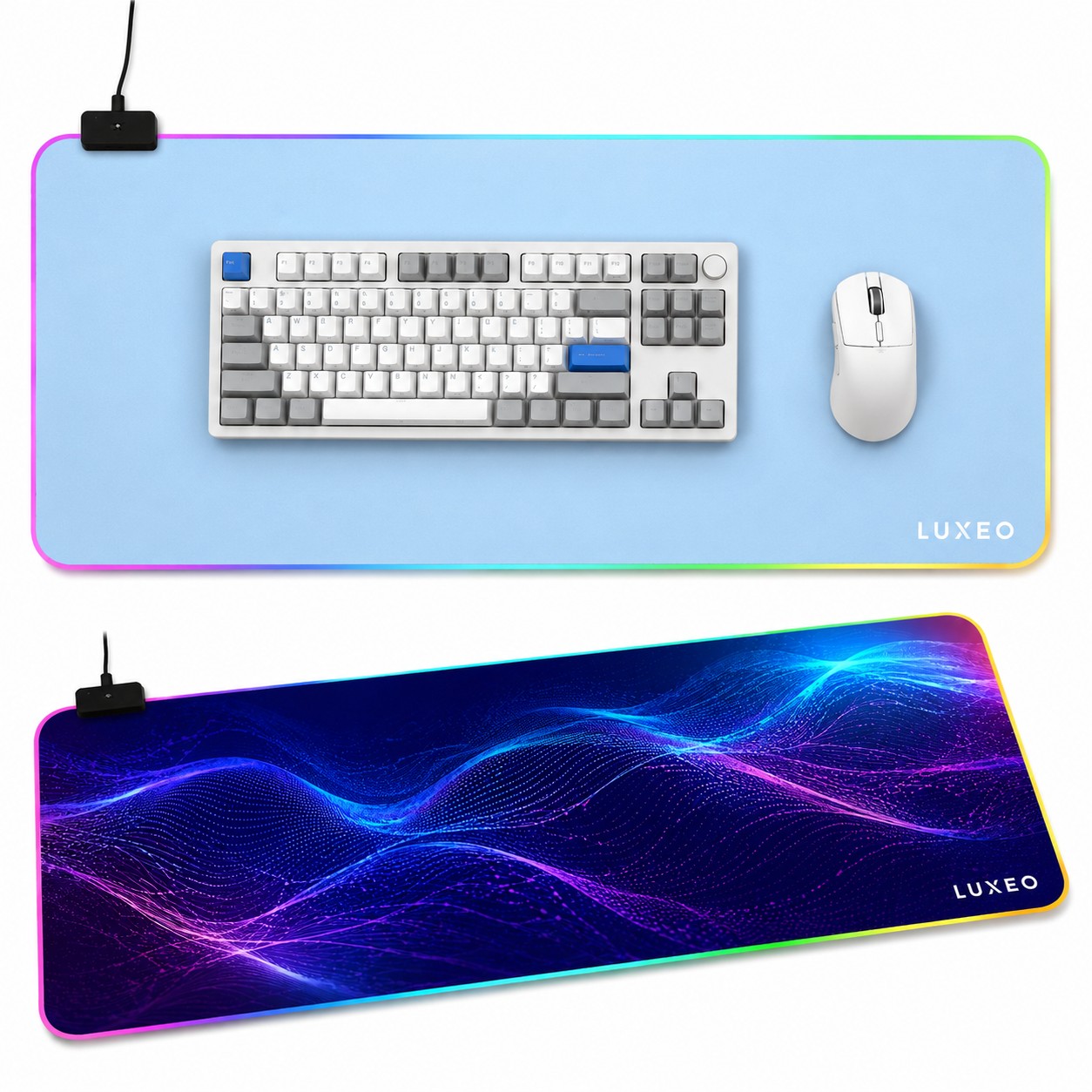 Oversized RGB Gaming Mouse Pad