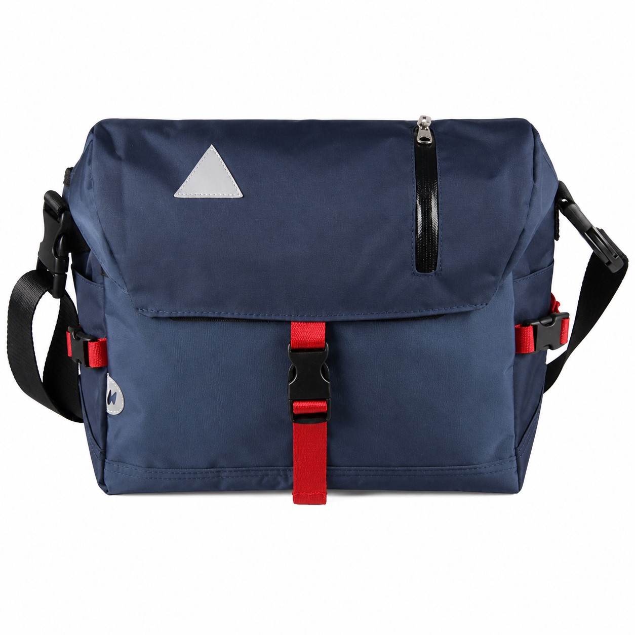 Buckle Flap Polyester Cycling Messenger Bag — view 2
