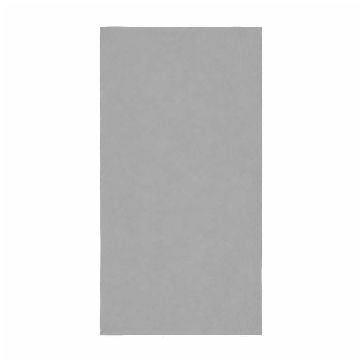Cotton Double-Loop Beach Towel — Gray
