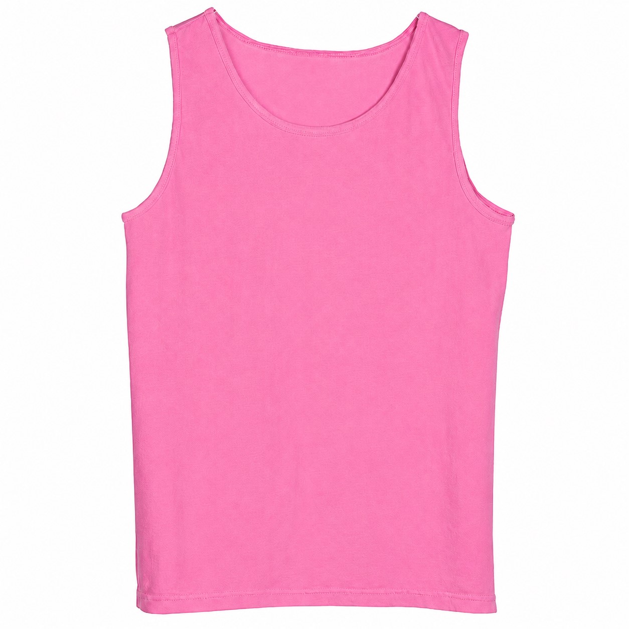 Garment Dyed Ringspun Cotton Tank — Pink