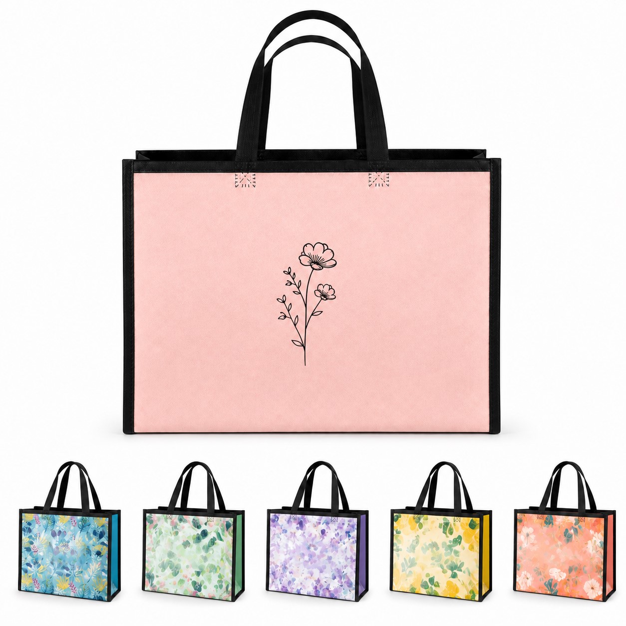105 GSM Laminated Non-Woven Shopping Tote