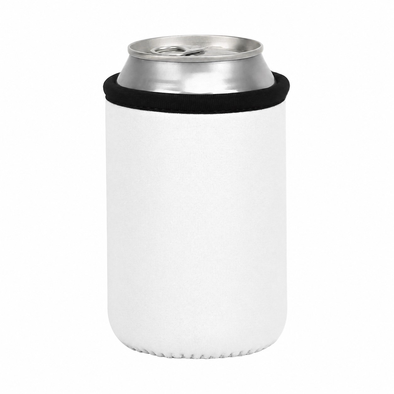 Neoprene Can Cooler Sleeve — White