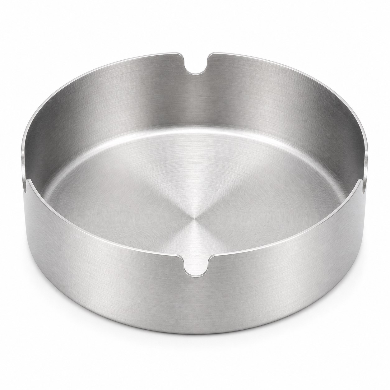 Round Metal Ashtray With Cigarette Rests — view 2