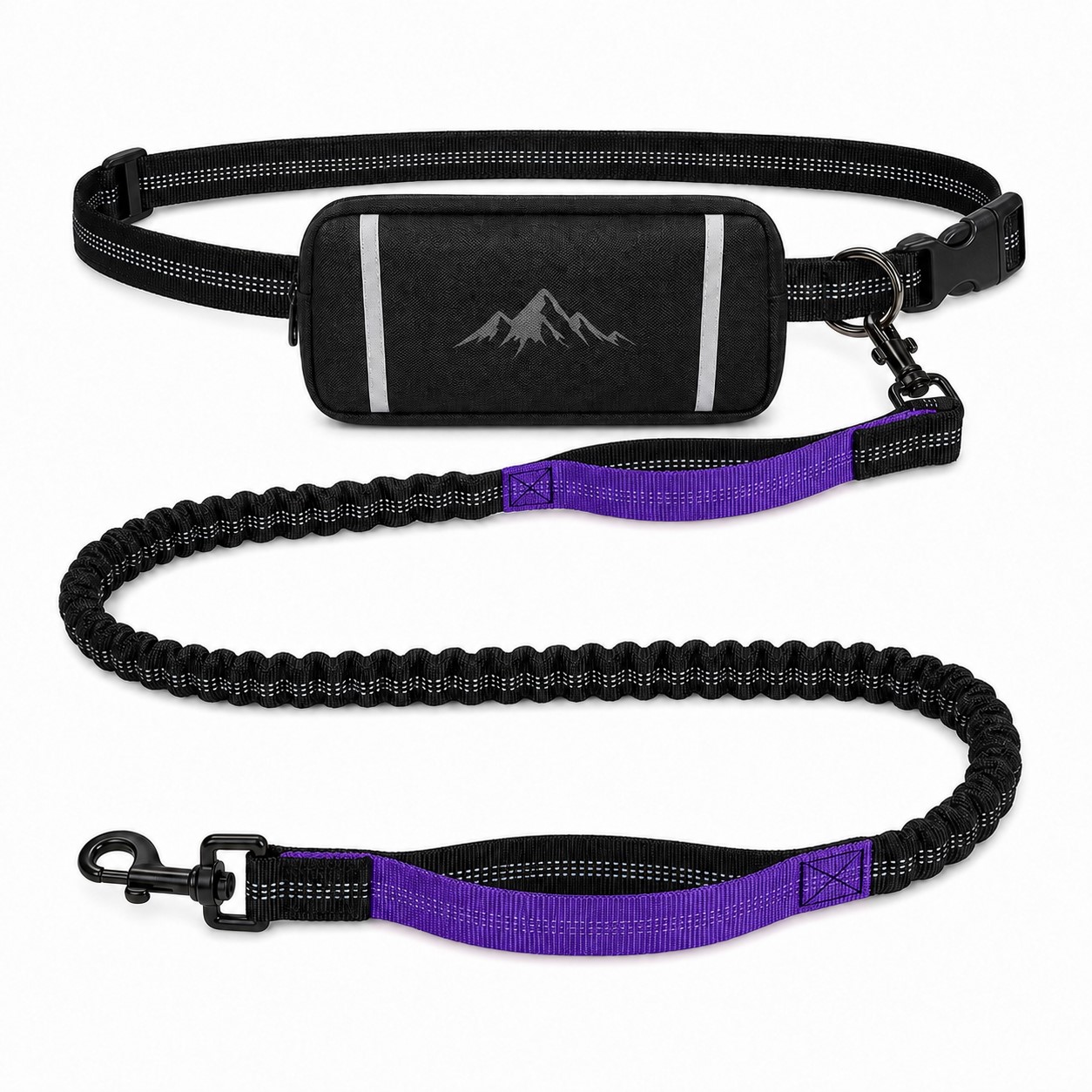 Nylon Bungee Waist Dog Running Leash
