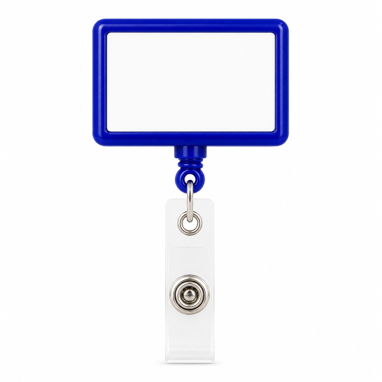 Rectangular Retractable ID Badge Reel — view 2