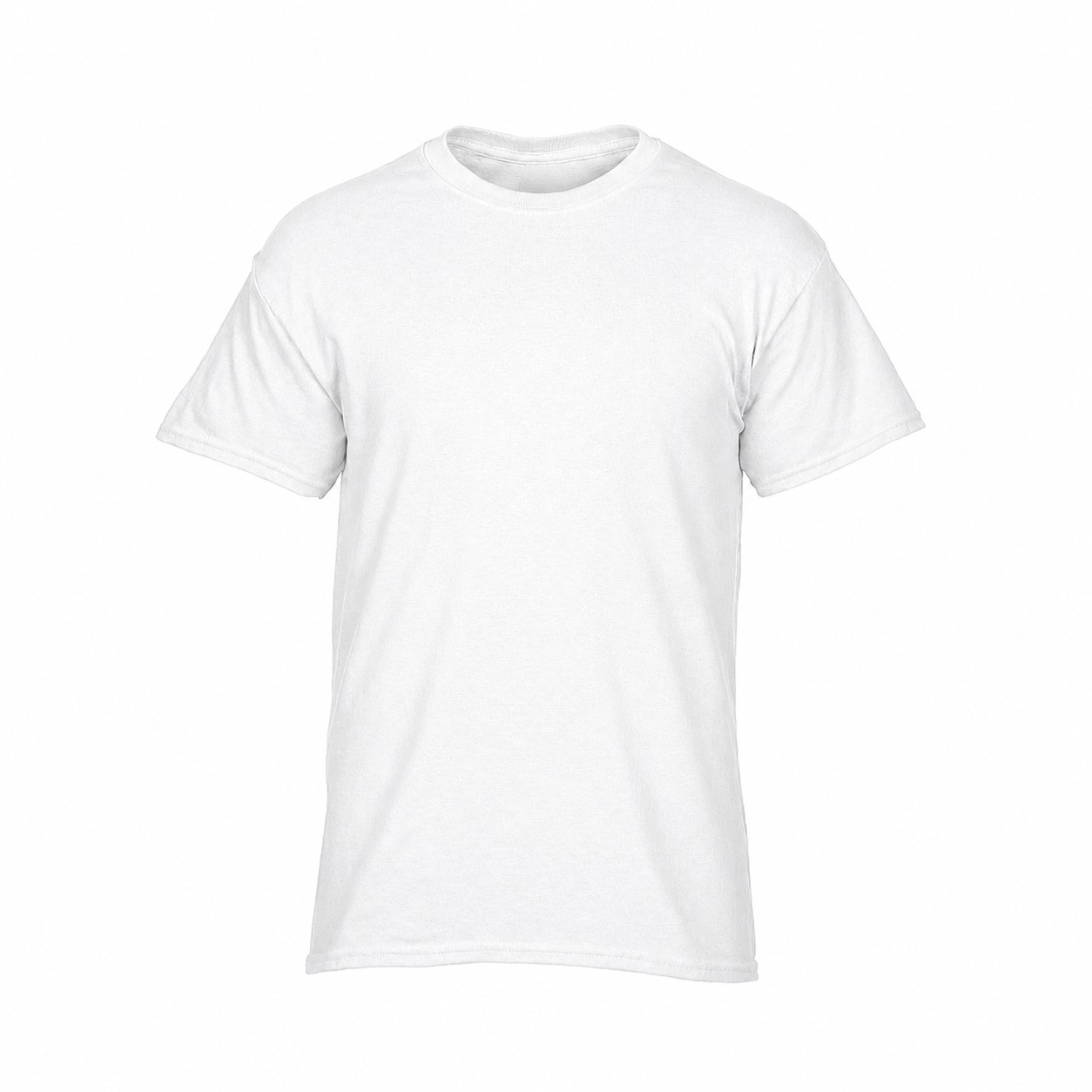 Heavy Cotton Crew Neck T-Shirt — White