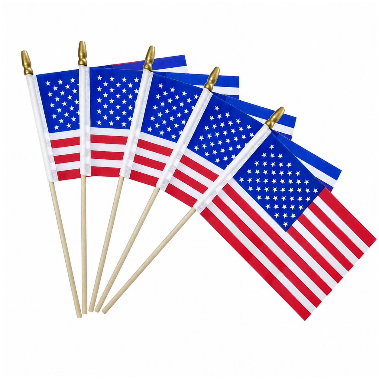 Polyester Handheld American Flag — view 3