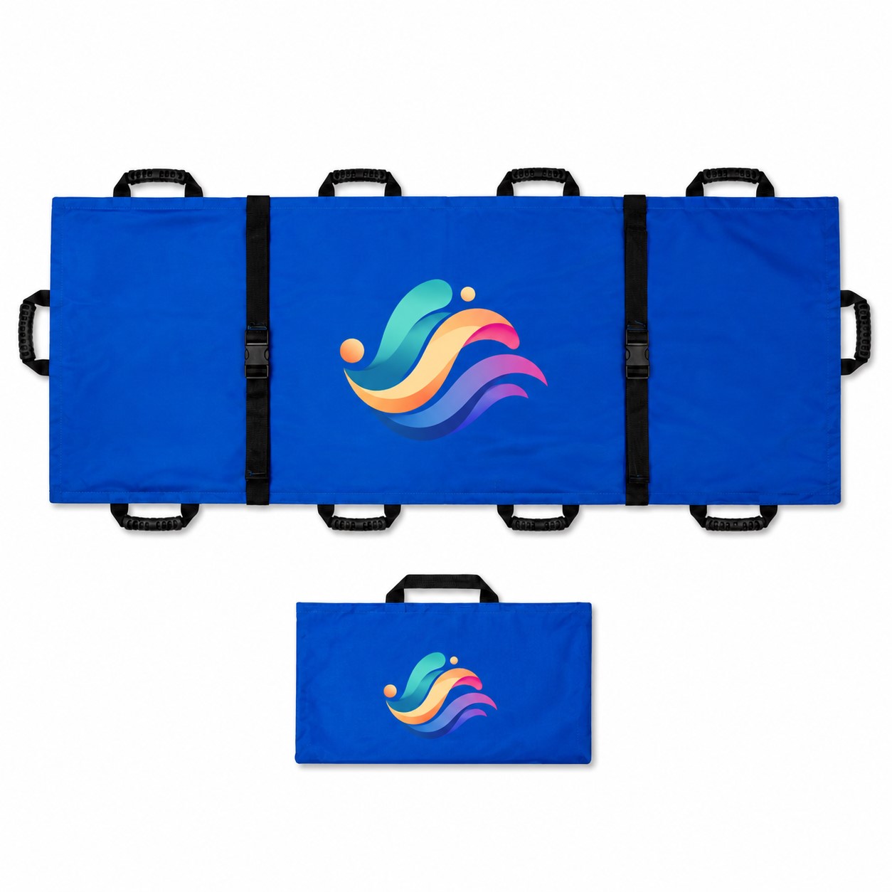 Foldable Polyester Patient Transfer Stretcher