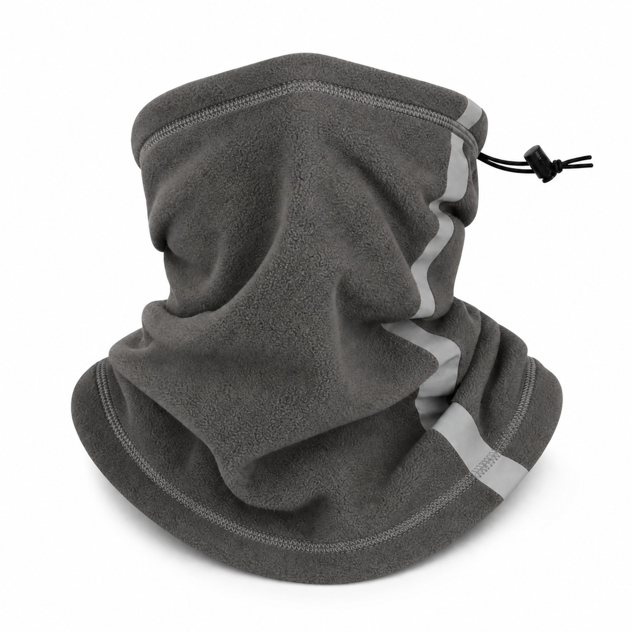 Reflective Safety Bandanna Scarf — Pewter Gray