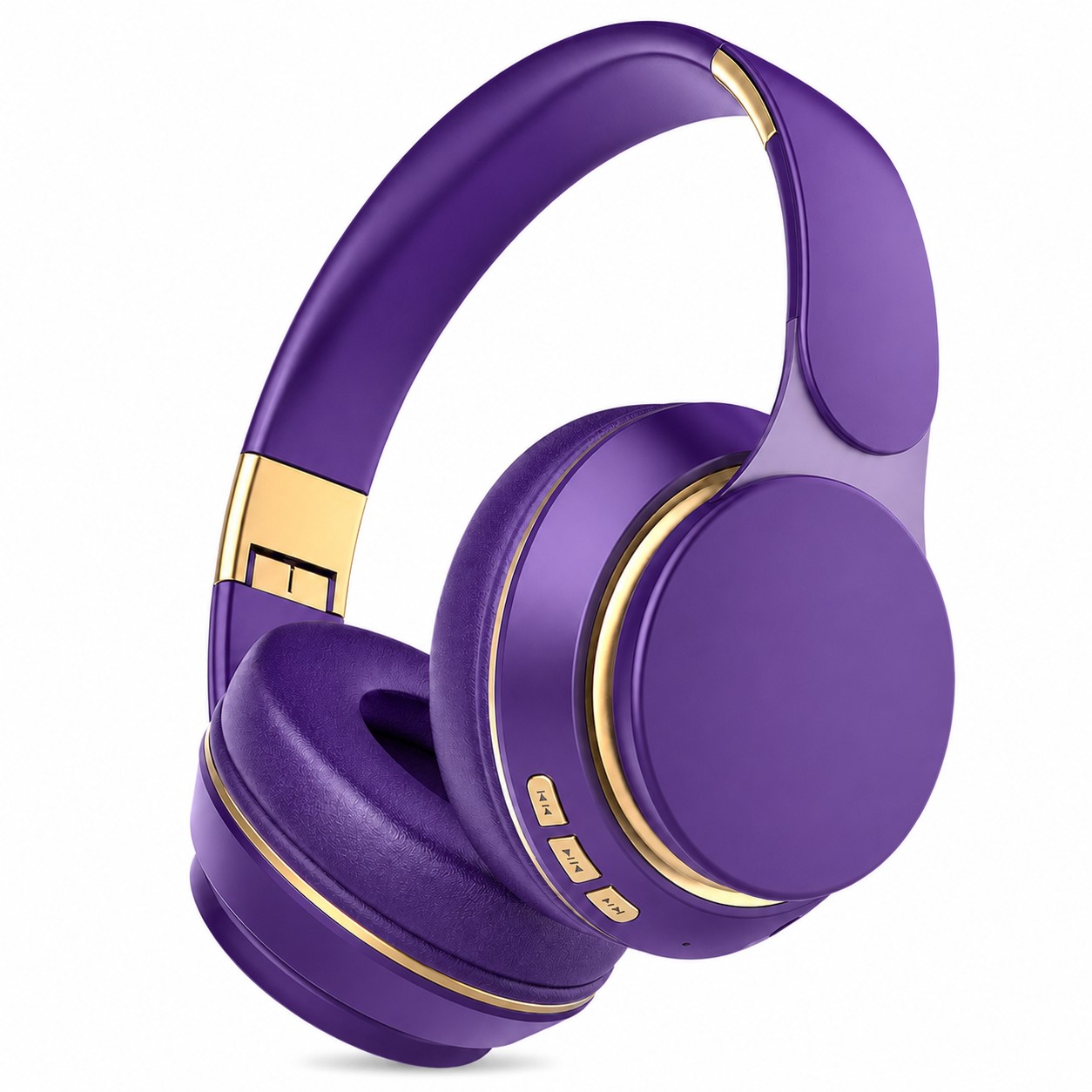 Wireless Gaming Headset With Microphone — Purple