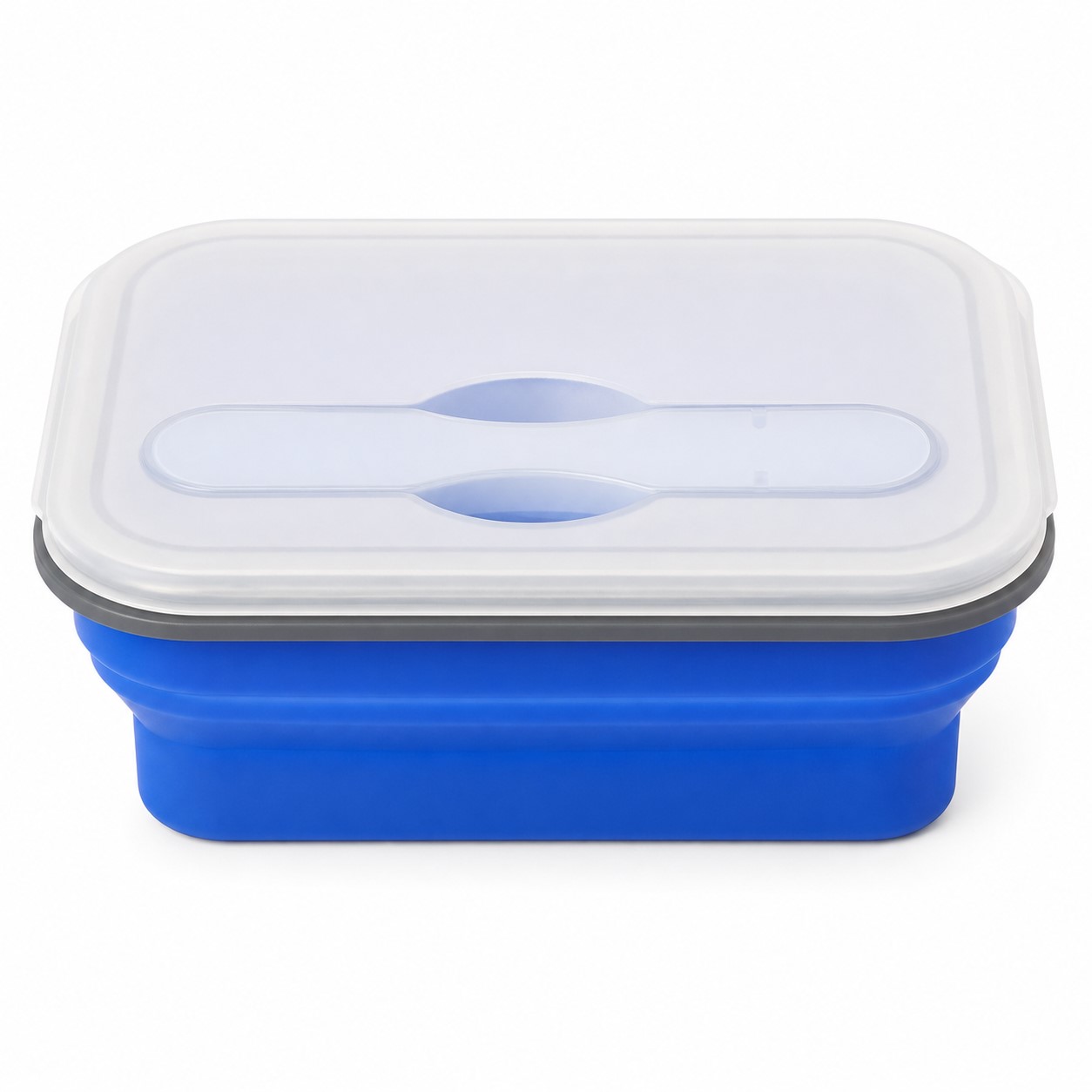Rectangular Collapsible Silicone Food Container — view 2