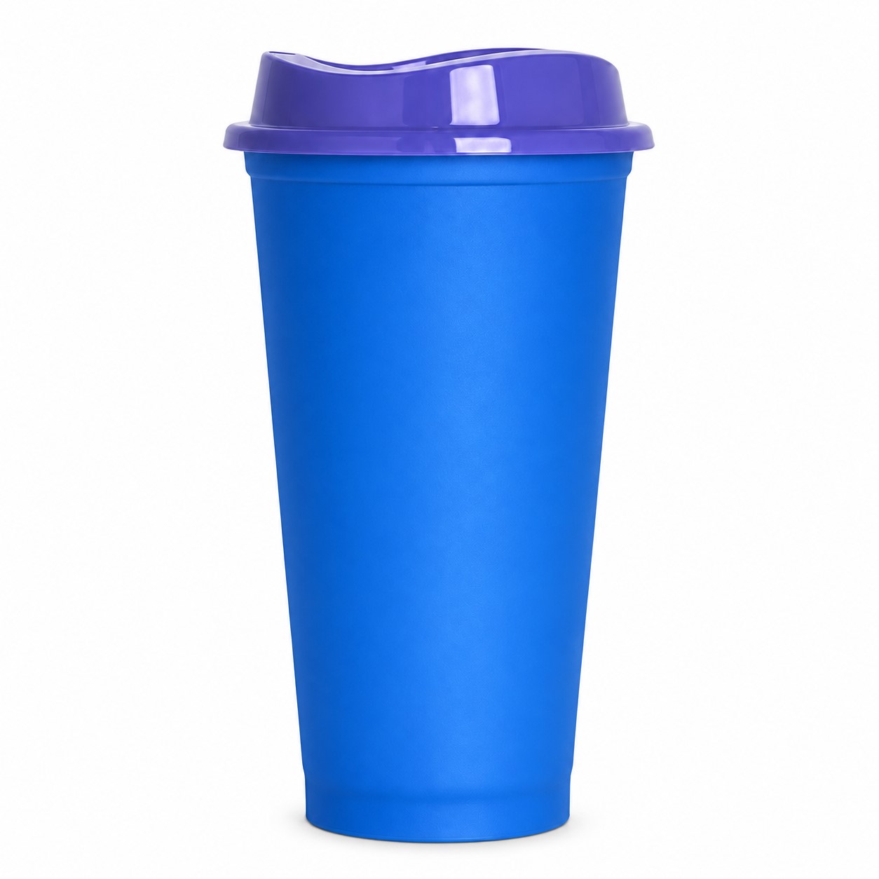 Color Changing 16 Oz Plastic Cup — Blue
