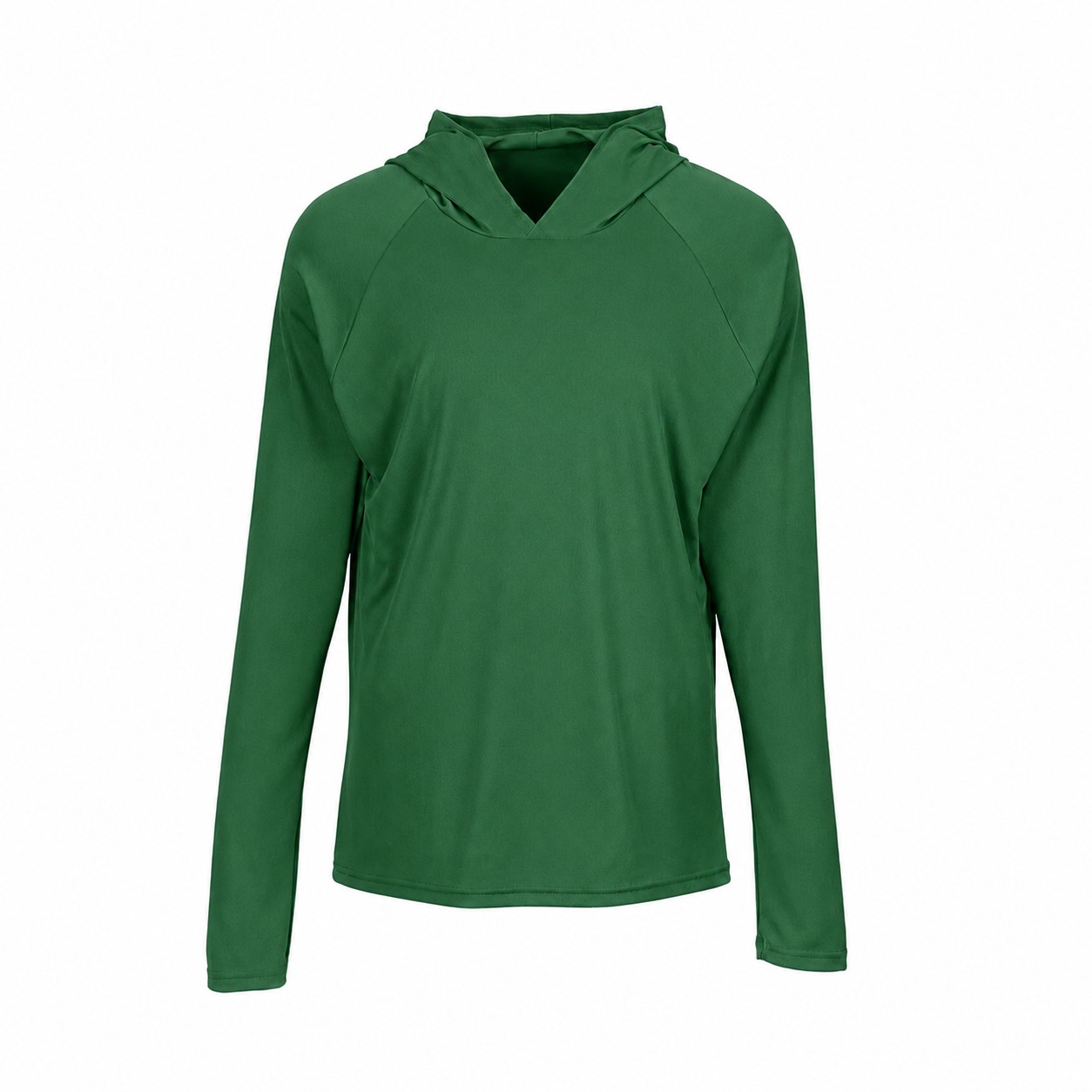 Performance Hooded Long Sleeve Shirt — Green