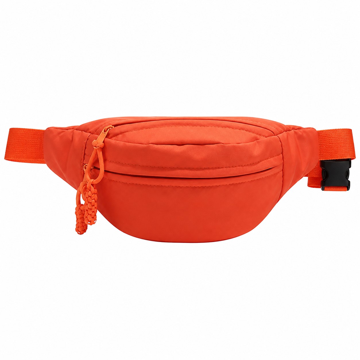 Dual Zip Polyester Shoulder Pack — view 2