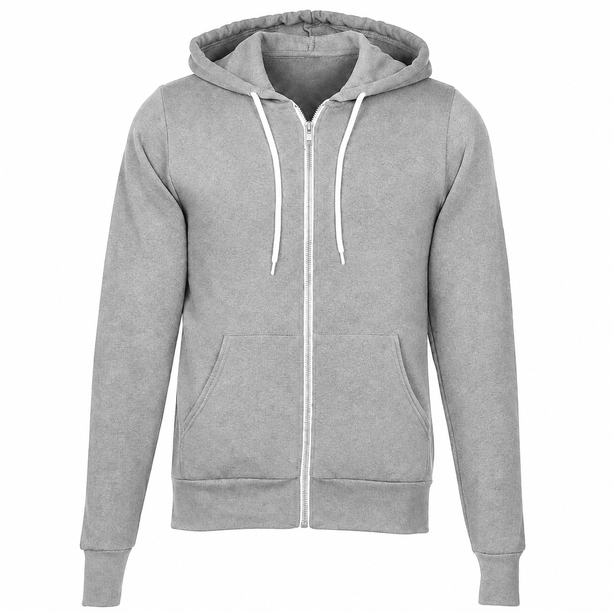 Ringspun Cotton Polyester Zip Hoodie — view 7