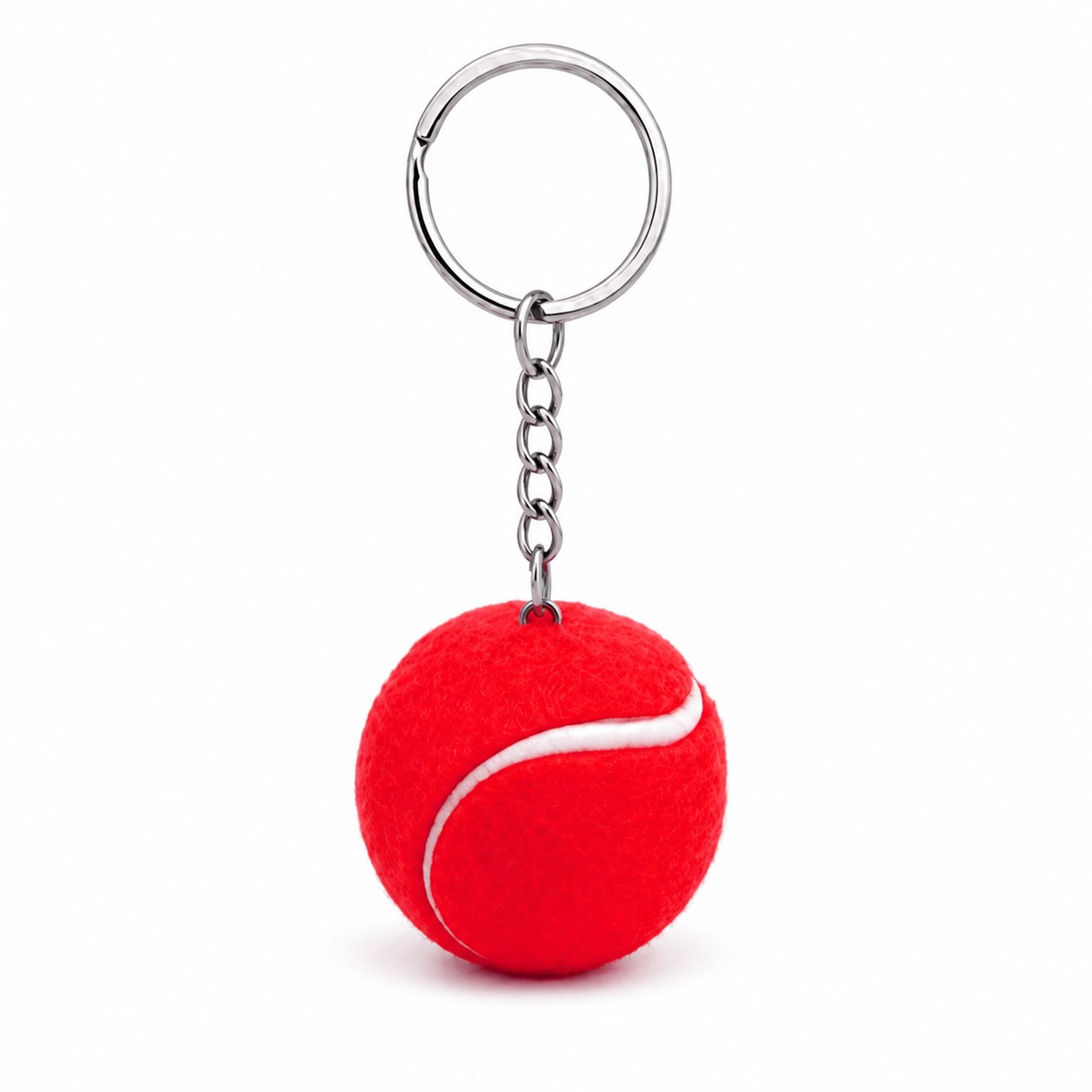 Mini Plush Tennis Ball Keychain — view 2