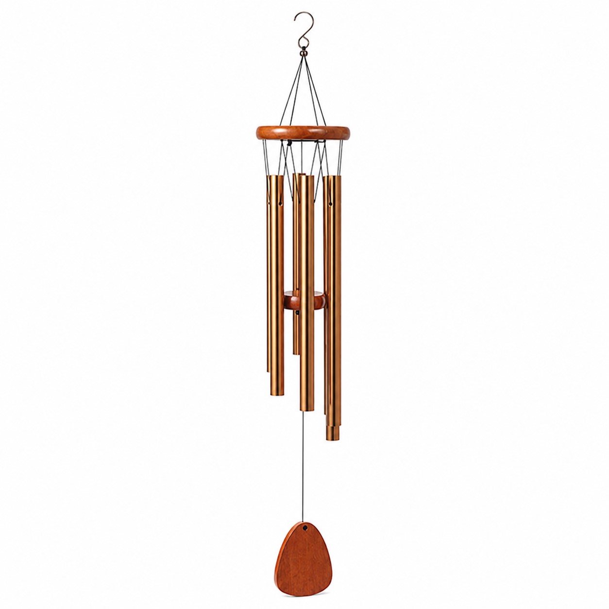 Six Tube Anodized Aluminum Wind Chime — view 2