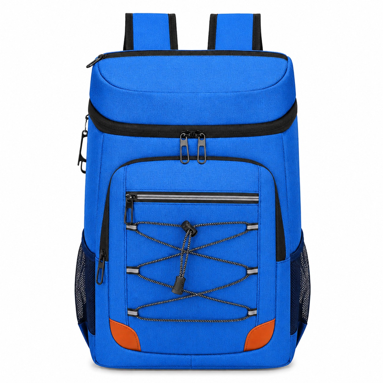 Insulated Polyester Cooler Backpack — Blue