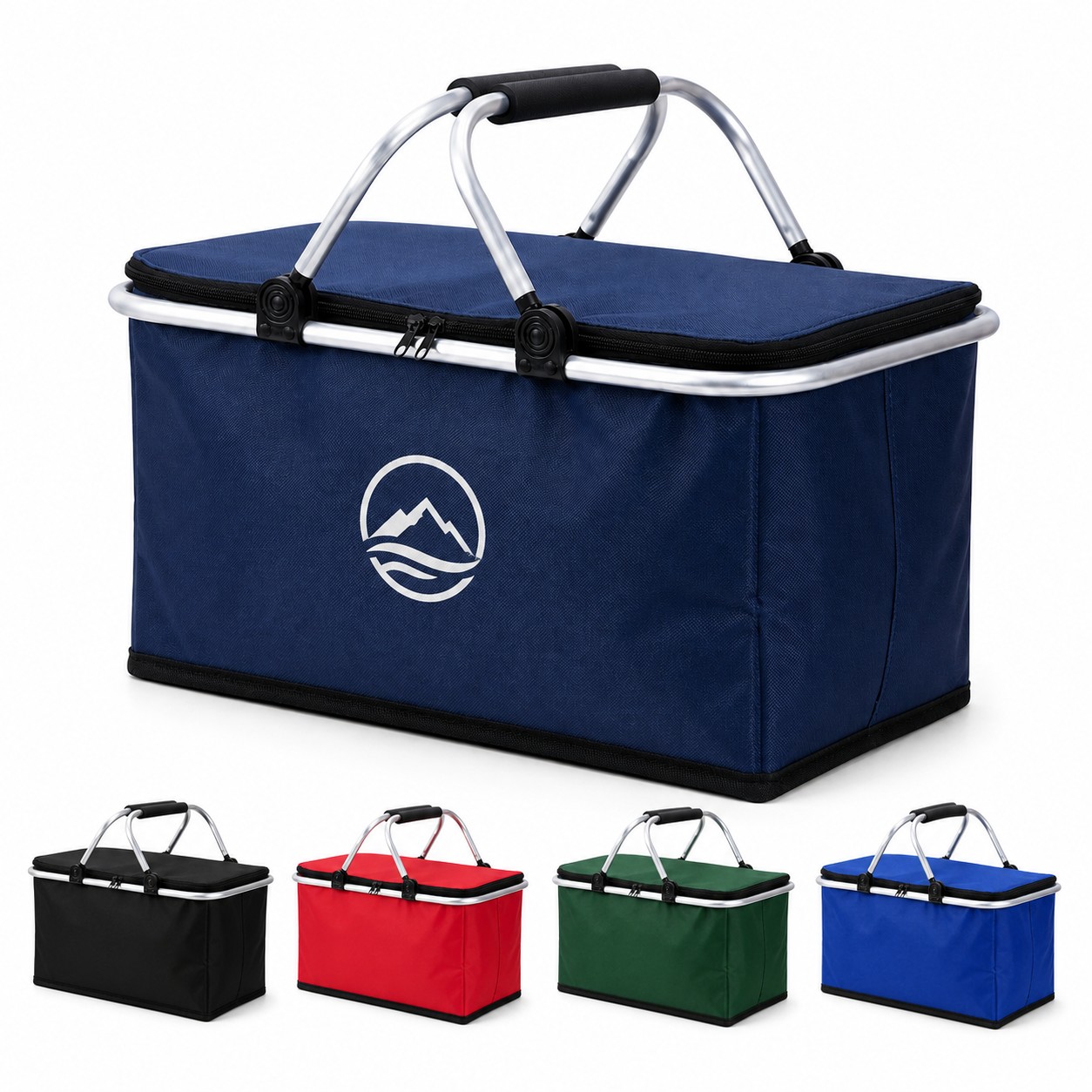Folding Aluminum Frame Insulated Cooler Basket