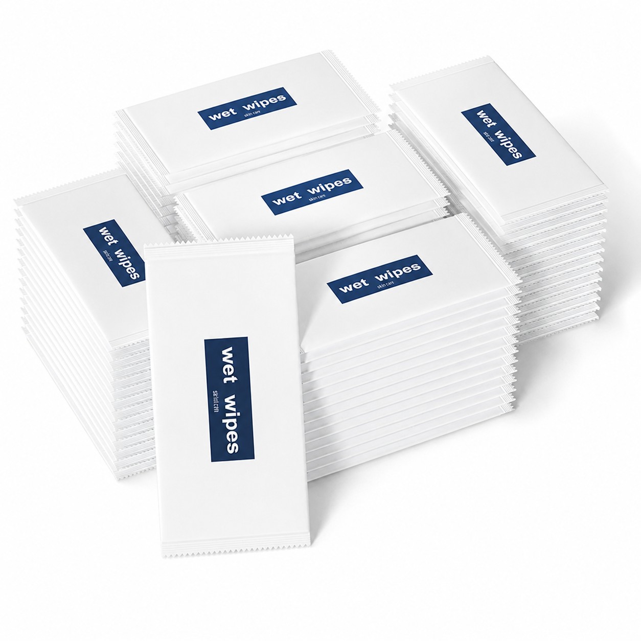 Single Packet Fabric Wet Wipes