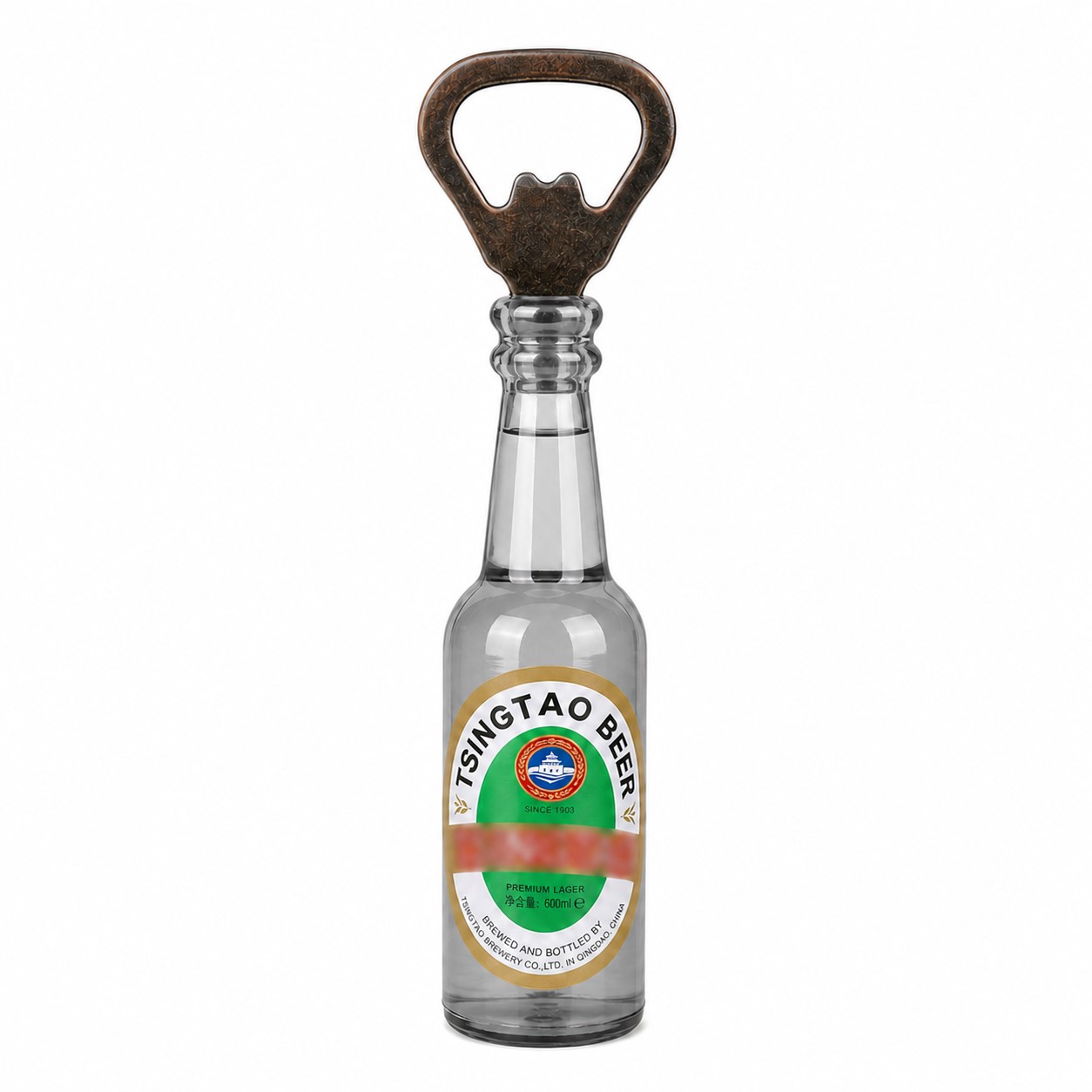 Magnetic Bottle Opener Fridge Accessory — Silver