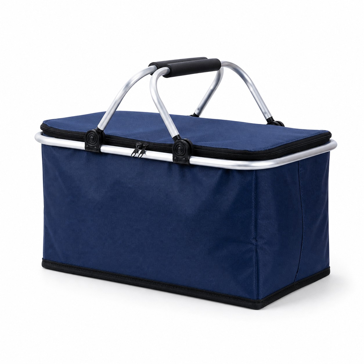 Folding Aluminum Frame Insulated Cooler Basket — view 2