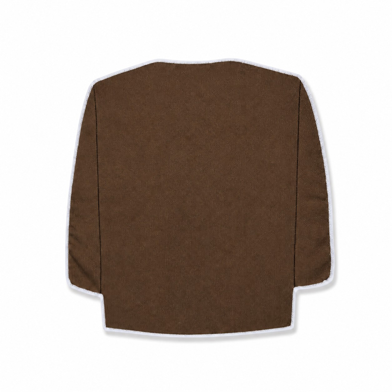 Jersey Shaped Microfiber Rally Towel — Brown